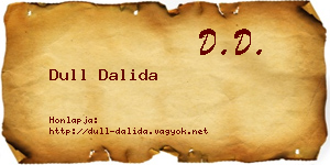Dull Dalida névjegykártya